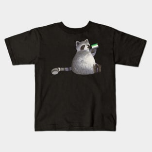 Aromantic Pride Raccoon Kids T-Shirt